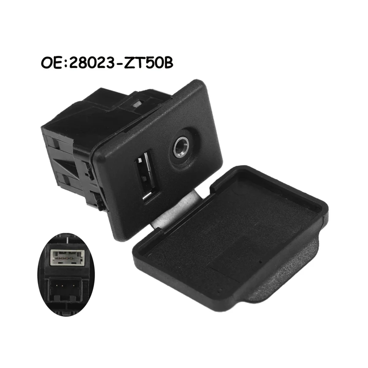 28023-ZT50B 28023ZT50B AUX שמע ממשק USB לשקע הרכב על Sentra 2010-2014 - 2