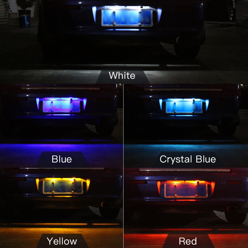 2pcs LED, לוחית רישוי אור המנורה אביזרים Canbus עבור קאדילק ELR 2014 2015 2016 - 3