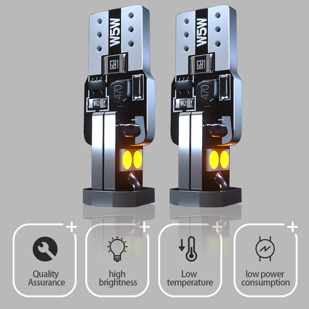 2pcs LED, לוחית רישוי אור המנורה אביזרים Canbus עבור קאדילק ELR 2014 2015 2016 - 5