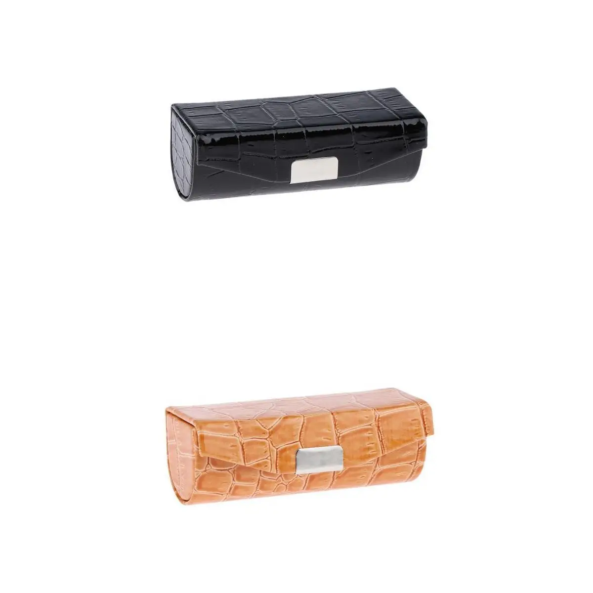 2x שפתון קייס עם מראה בעל מלבן על הארנק קוסמטיים אחסון - 4