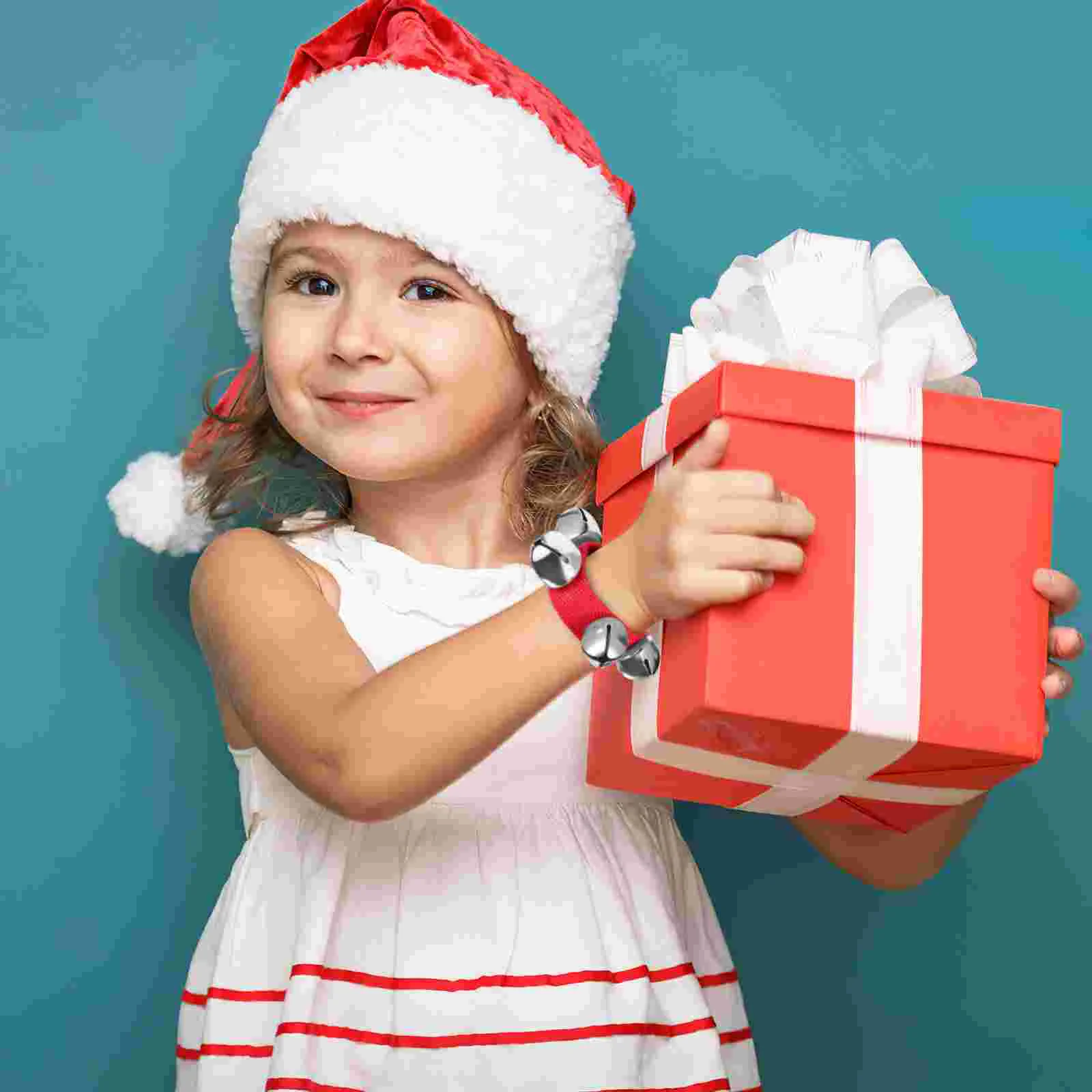 3 סטים ג ' ינגל בל מכשירים מסיבת חג המולד מתנות חג המולד קישוטי חג המולד יד פעמונים התינוק היד פעמונים על מתנה למסיבה - 4