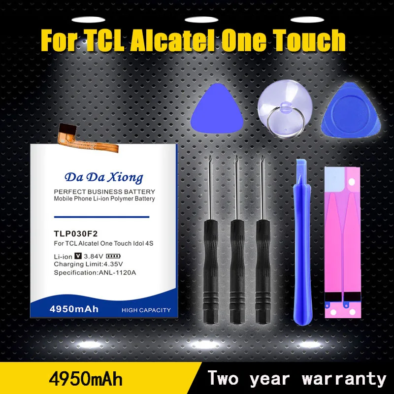 4950mAh TLP030F2 סוללה עבור TCL Alcatel one Touch Idol 4S OT-6070 OT-6070K OT-6070O OT-6070Y עבור BlackBerry DTEK60 - 0