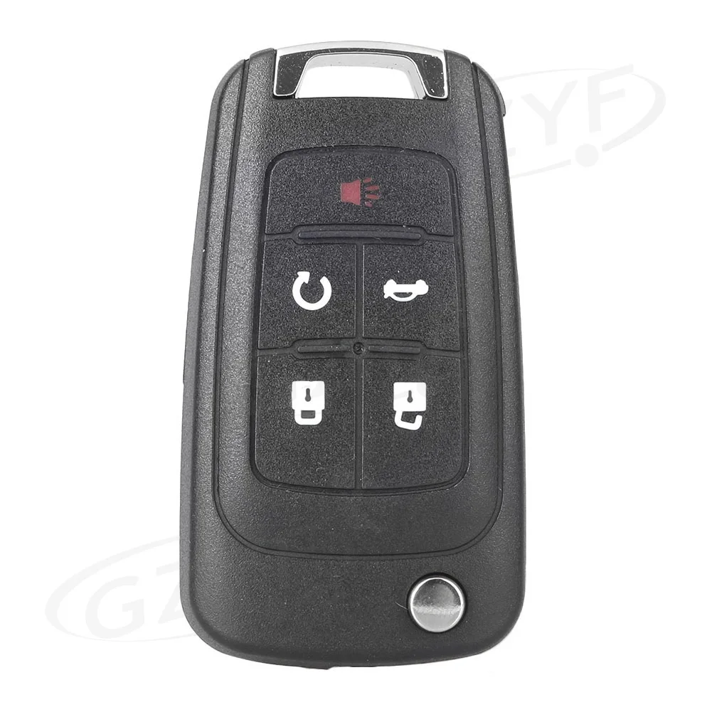 5 כפתורים רכב מרחוק מפתח מעטפת להעיף מפתח מעטפת עבור שברולט 2010 2011 2012 2013 - 0