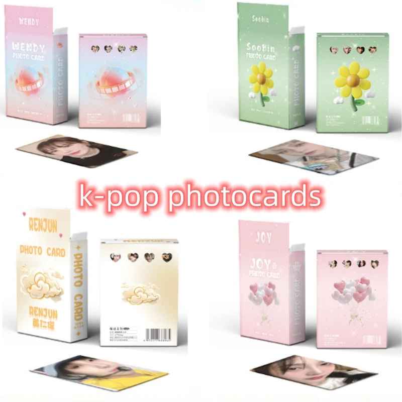 50pcs/סט Lomo כרטיס Sehun Kpop כרטיס Exo Photocards אוסף אוהדים מתנה Renjun Kpop Lomo כרטיסי להגדיר Straykids Photocards Kpop - 0