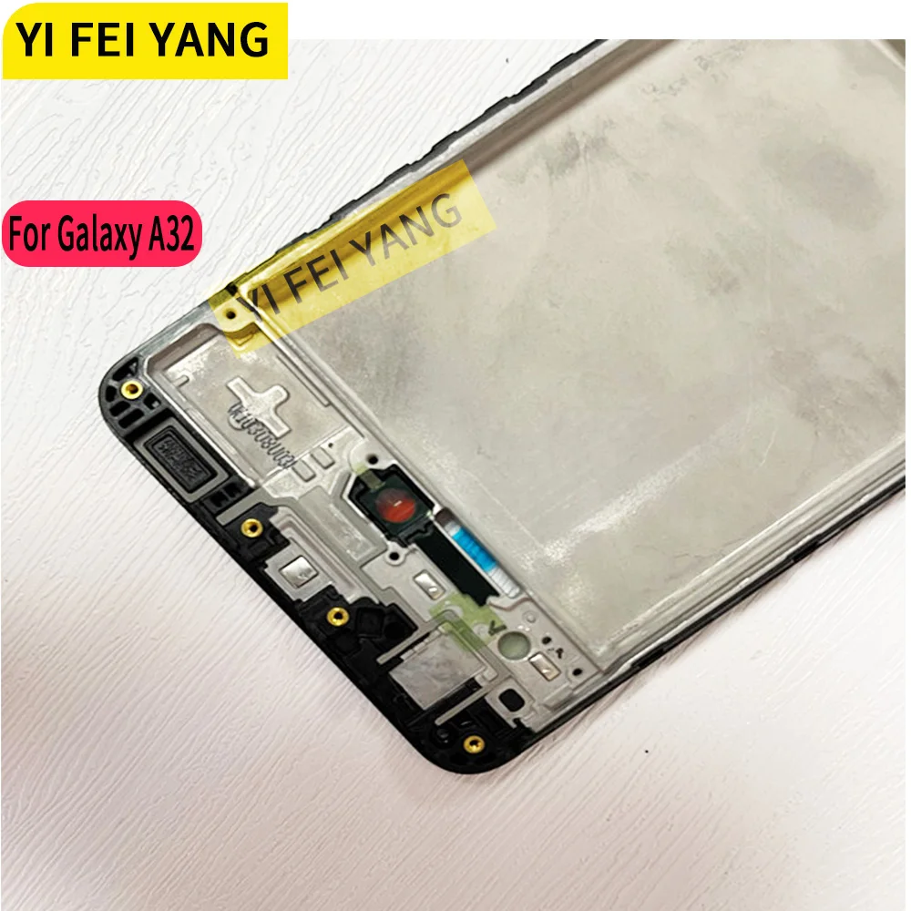5Pcs דיור התיכון מסגרת LCD Bezel לוחית לוח מארז עבור Samsung Galaxy A32 A42 A52 A72 A90 A12 A02S A02 A62 התיכון מסגרת - 3