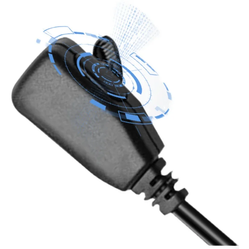 5PCS מעקב חדש קליפ האוזן אוזניה אוזניות מיקרופון PTT עבור Motorola מכשיר קשר רדיו CP180 CP185 CP040 EP450 GP2000 - 1