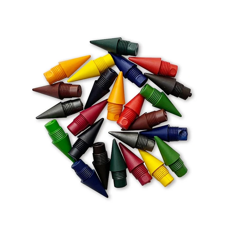 6pcs להחלפה 12 צבעים נצח העיפרון לא דיו 2B עיפרון כותב אביזרים אמנות סקיצה נייר מכתבים Kawaii אספקה של בית הספר - 5