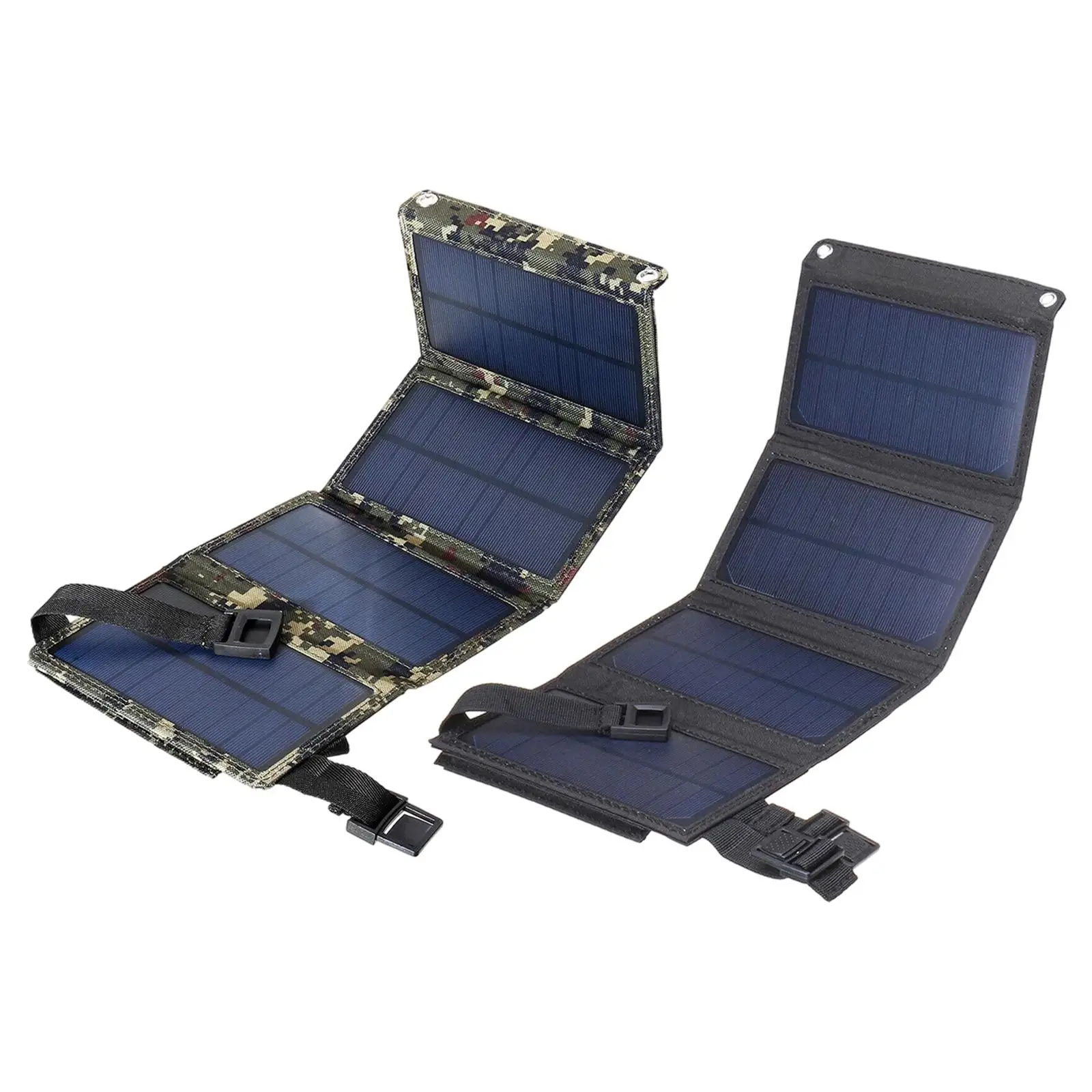 8W נייד סולארית, מטען סולארי מתקפל w/יציאת USB עבור - 0