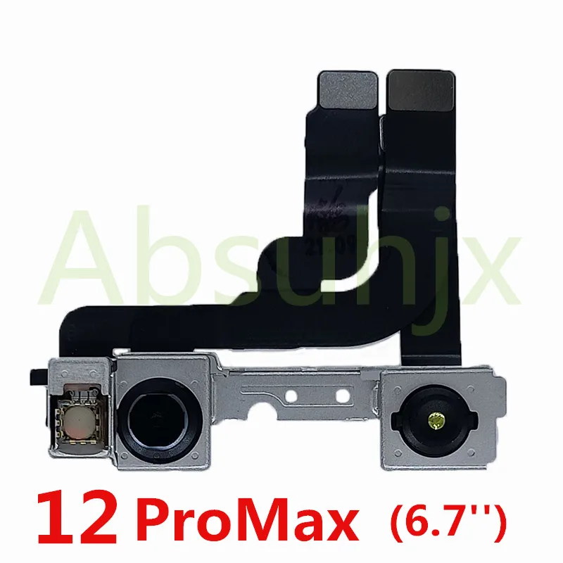 Absuhjx 5pcs מצלמה קדמית להגמיש כבלים עבור iPhone 7 8 פלוס X XR XS 11 12 Pro מקס 12Mini מול קטן קאם Promixity להגמיש כבלים - 2