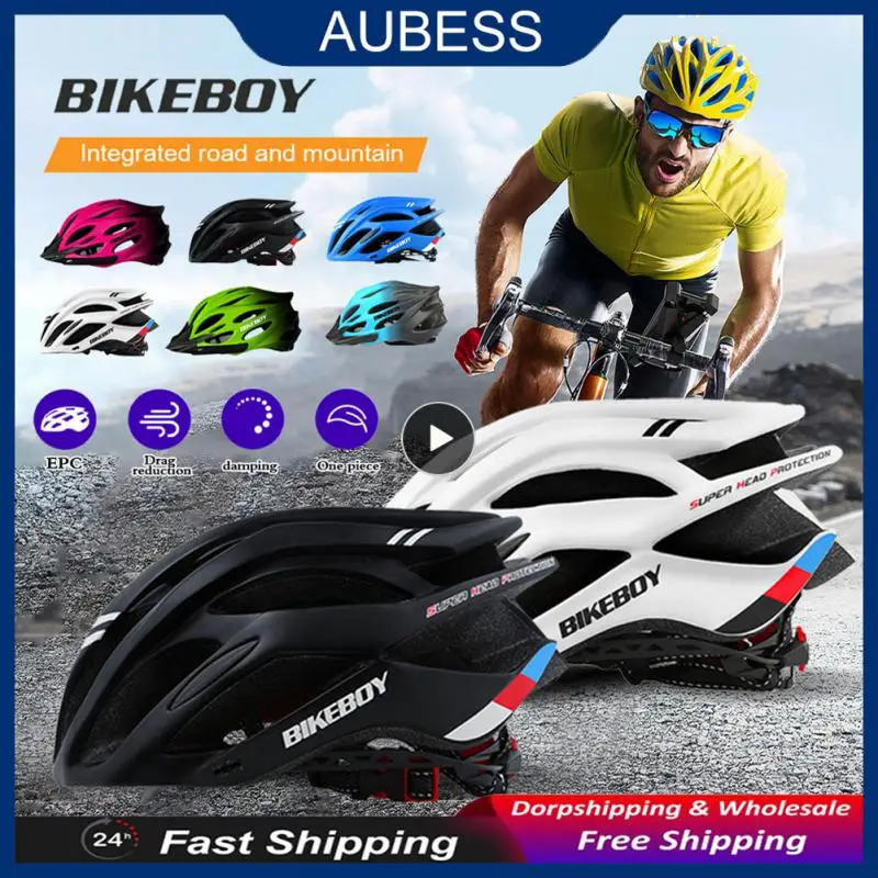Bikeboy MTB קסדת האופניים על גברים, נשים, ספורט רכיבה על אופניים קסדה מתכווננת הר כביש אופניים רך משטח בטיחות כובע כובע אביזרים - 0