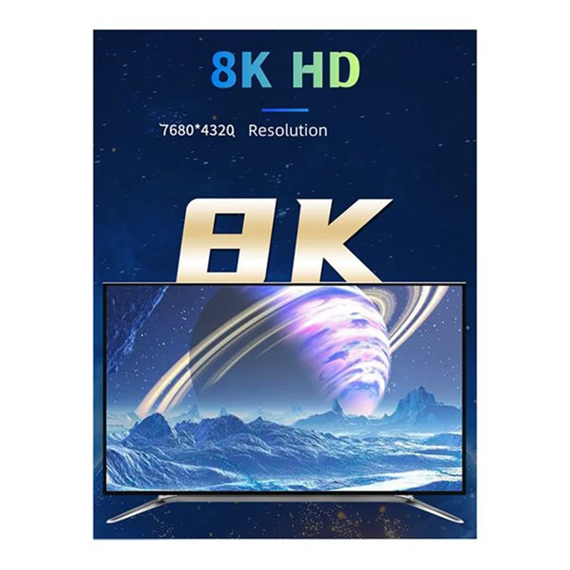 DP1.4 8K 60Hz Ultra HD Displayport זכר זכר -תואם צג מחשב אולטרה בסדר כבל - 3