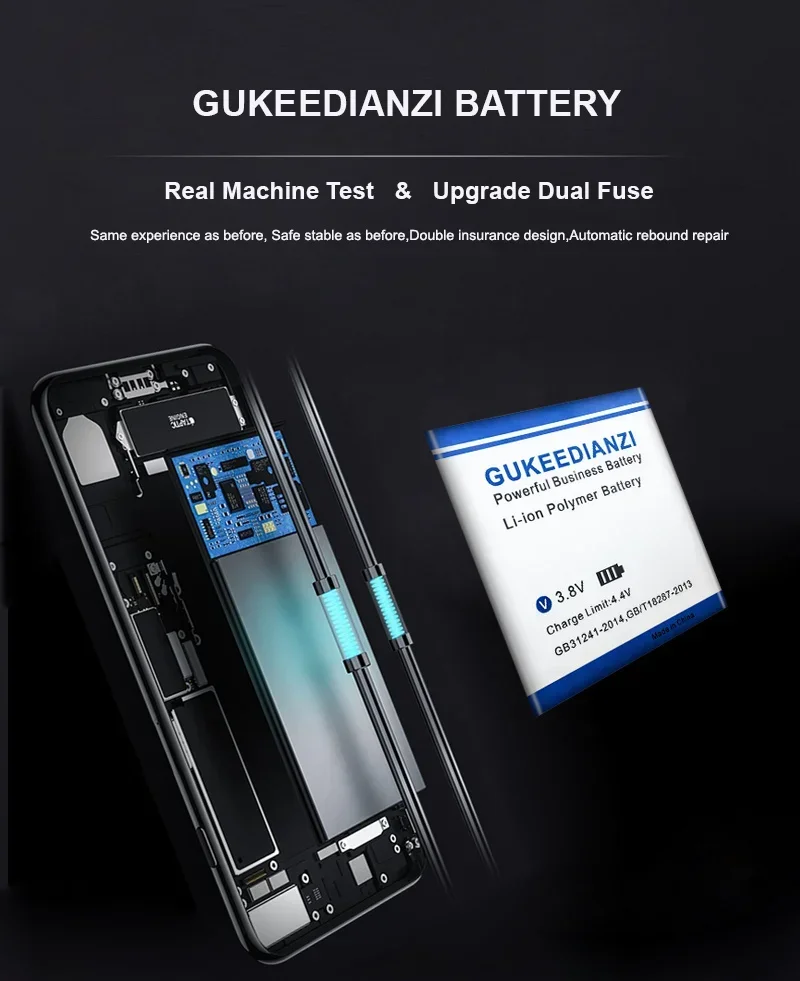 GUKEEDIANZI החלפת הסוללה BI39100 3200mAh עבור HTC Sensation XL X315E טיטאן X310E G21 / G20 חרוזים S510b אושר - 5