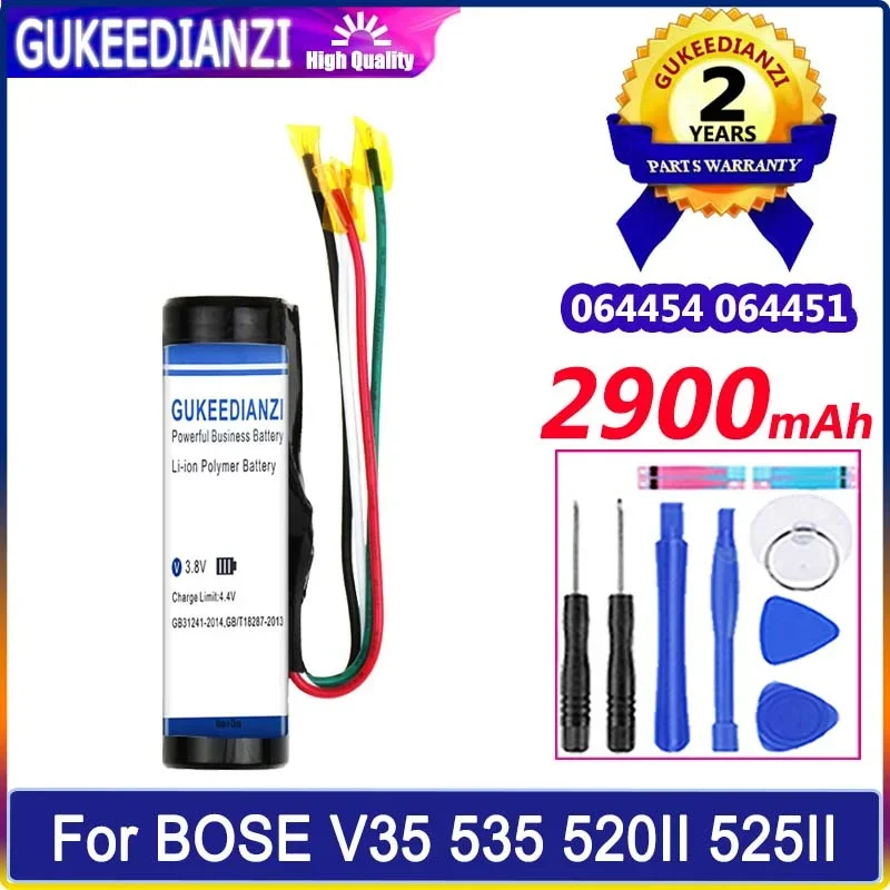 GUKEEDIANZI סוללה 064454 064451 2900mAh על BOSE V35 535 520II 525II 535II T20 Series Bluetooth רמקול Batteria - 0