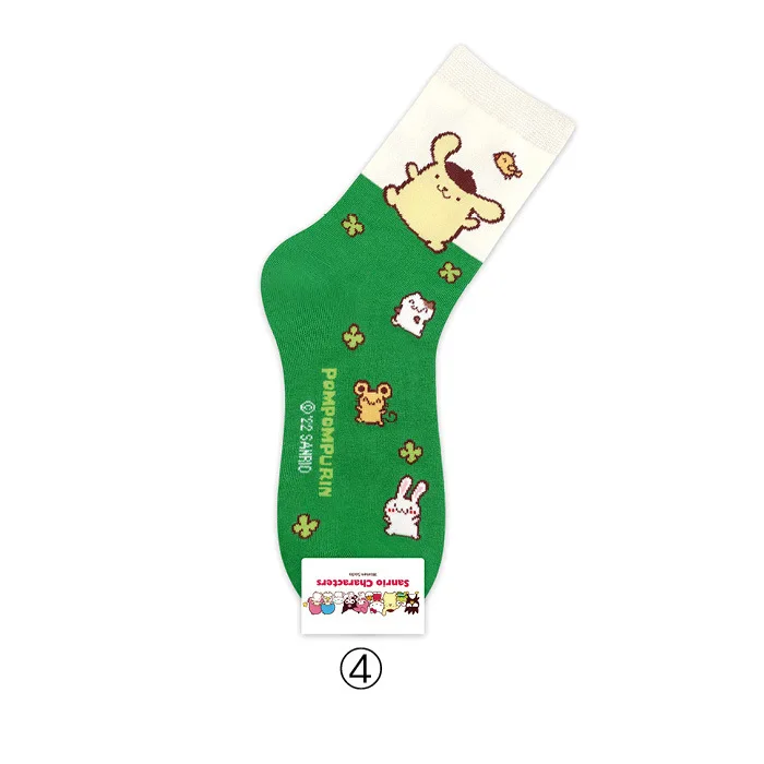 Kawaii Sanrio אנימה הדפסה גרביים קיטי Kuromi שלי מלודי קטיפה נשים גרביים Sanrio Chracters גרביים מתנה צעצועים עבור בנות - 5