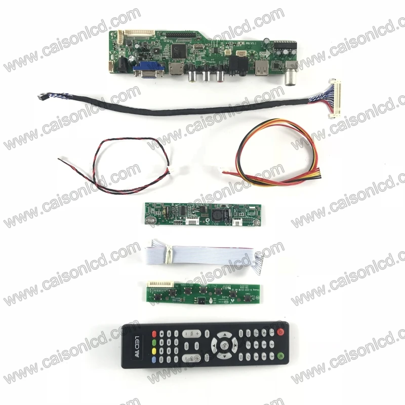 M6-V5.1 טלוויזיה LCD בקר הלוח תומך VGA AUDIO AV USB טלוויזיה 20 אינץ 1600x900 lcd פנל M200FGE-L20 LM200WD3-TLF1 תיקון - 0