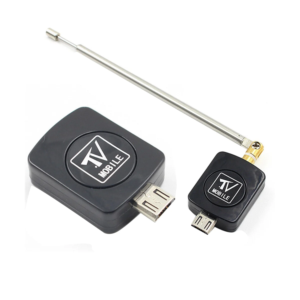Mini USB DVB-T טיונר טלוויזיה מקלט דונגל/אנטנה DVB-T HD דיגיטלי נייד טלוויזיה HDTV הלוויין עבור טלפון אנדרואיד - 4