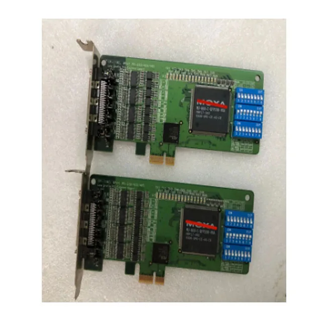 MOXA 8-יציאת RS-232/422/485 PCI Express טורית כרטיס CP-118EL-A - 1