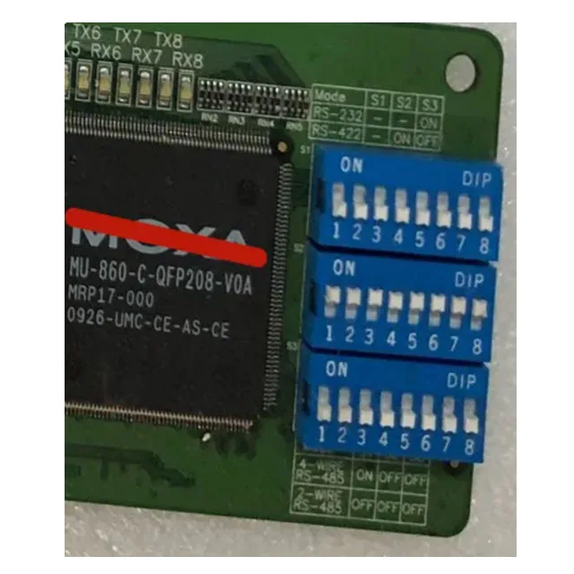 MOXA 8-יציאת RS-232/422/485 PCI Express טורית כרטיס CP-118EL-A - 2