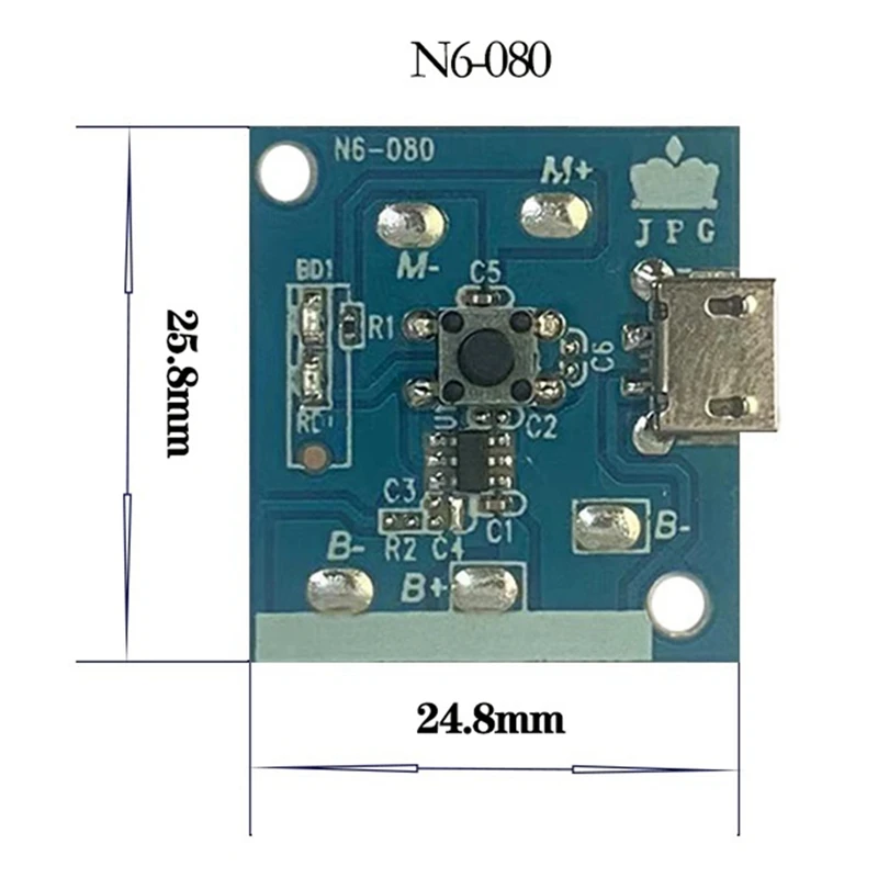 Multi-פונקציה N9 קטן Fan לוח אם PCBA נמוך מתח 3.7 V אוהד המעגל מעגלים - 2