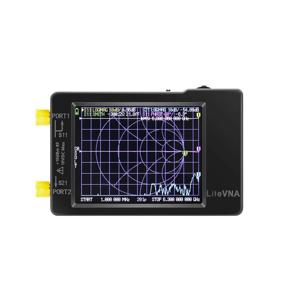 NanoVNA וקטור Network Analyzer LiteVNA 2.8 אינץ מסך תצוגה וקטור Network Analyzer 50KHz-6.3 GHz אנטנה Analyzer - 4