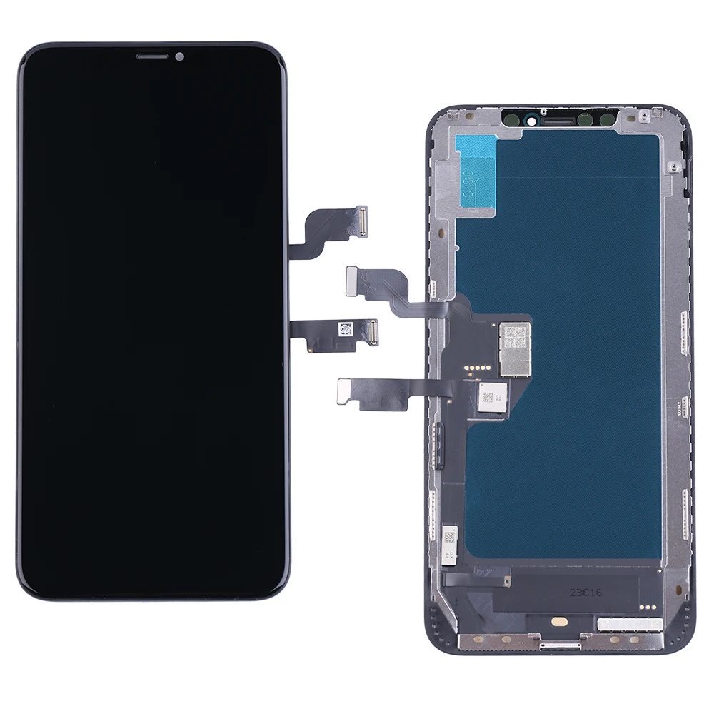 OLED עבור iPhone XS מקס איכותיים לבדוק ולבדוק אחד אחד עבודה מגע זכוכית עבור X XR XS המקורי תצוגת LCD מחליף - 5