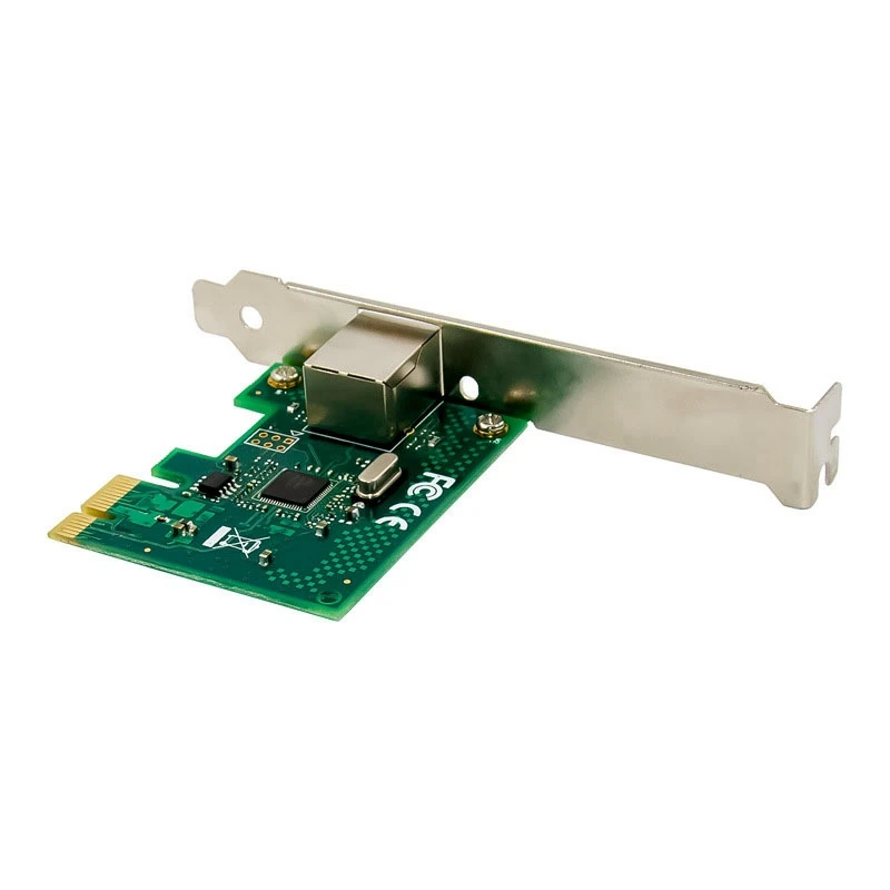 PCI-E X1 Gigabit אחת חשמלי יציאת שרת כרטיס רשת לשרת ניק I210-T1 RJ45 Ethernet NIC למחשב נייד אספקה - 2