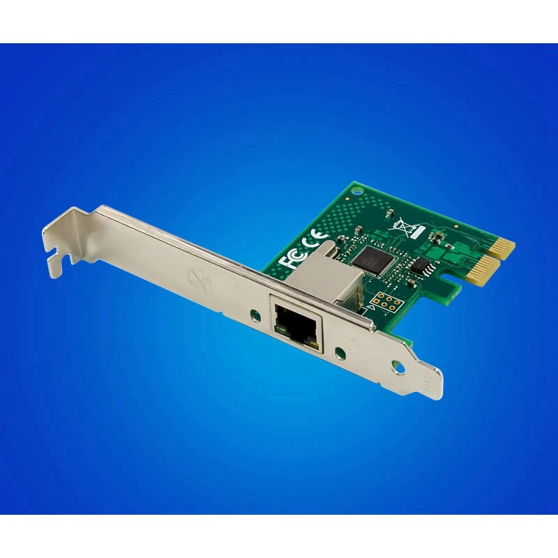 PCI-E X1 Gigabit אחת חשמלי יציאת שרת כרטיס רשת לשרת ניק I210-T1 RJ45 Ethernet NIC למחשב נייד אספקה - 3