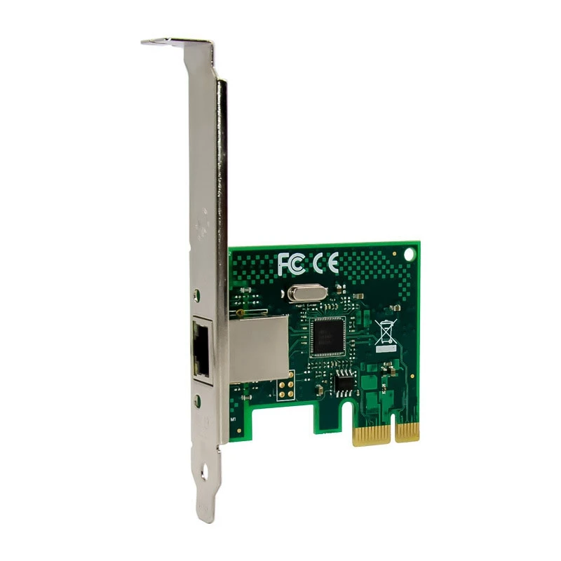 PCI-E X1 Gigabit אחת חשמלי יציאת שרת כרטיס רשת לשרת ניק I210-T1 RJ45 Ethernet NIC למחשב נייד אספקה - 5