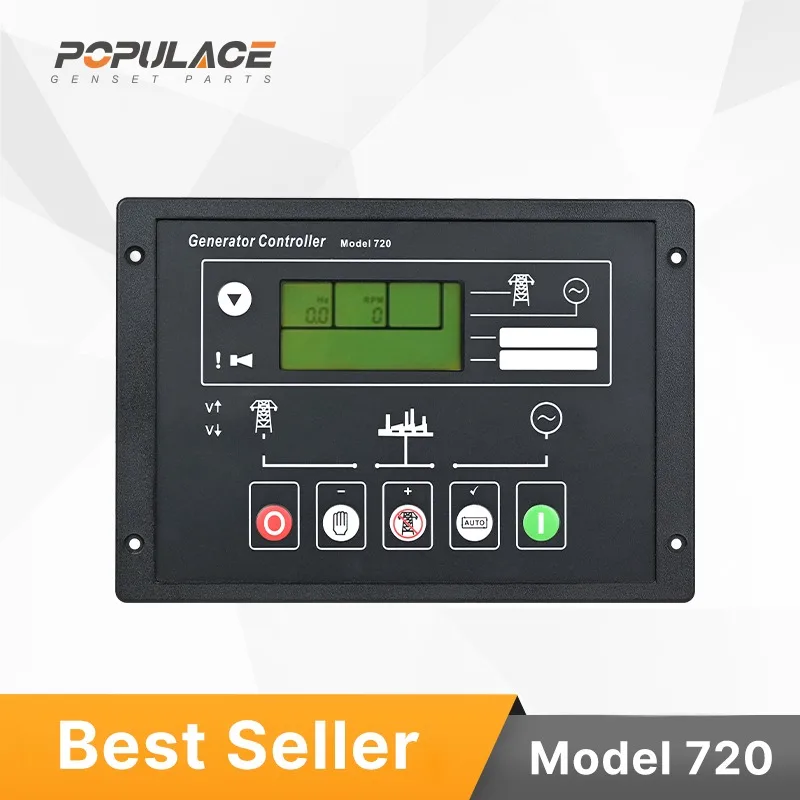 POPULAC אוטומטי Genset שליטה DSE720 בקר גנרטור מודול לוח LCD Controladores Deepsea בקר 720 720 DSE - 1