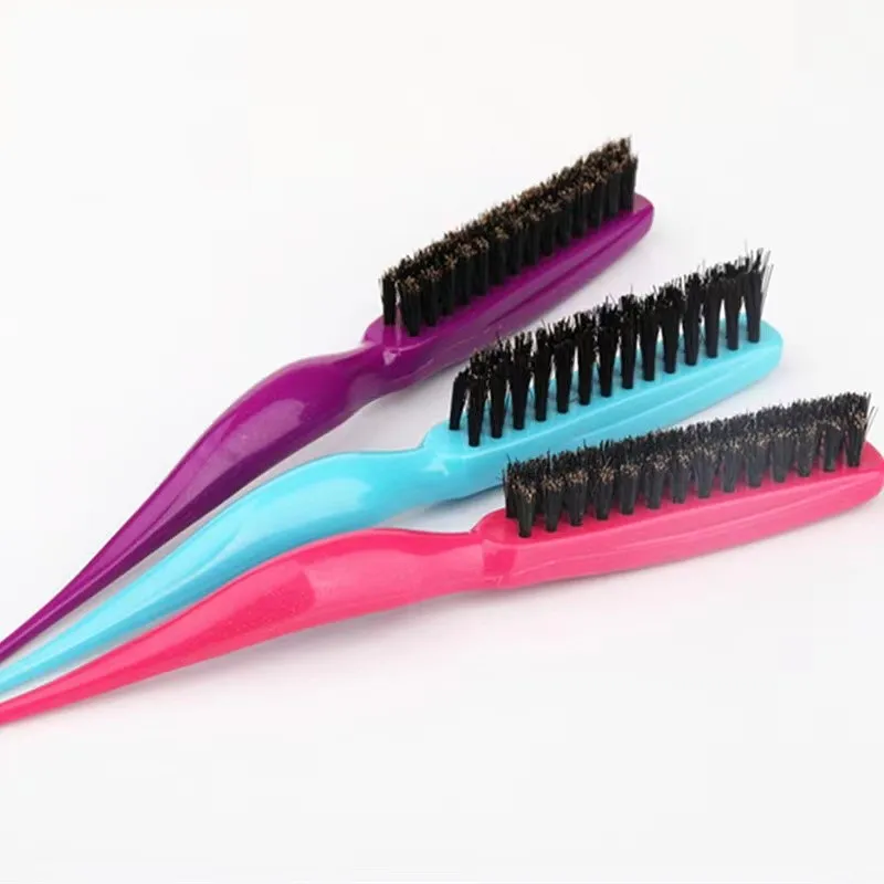 Pro סלון שיער מברשות מסרק דק קו מתגרה סירוק במברשת כלי עיצוב DIY קיט פלסטיק מקצועי עיצוב שיער מסרקים - 2