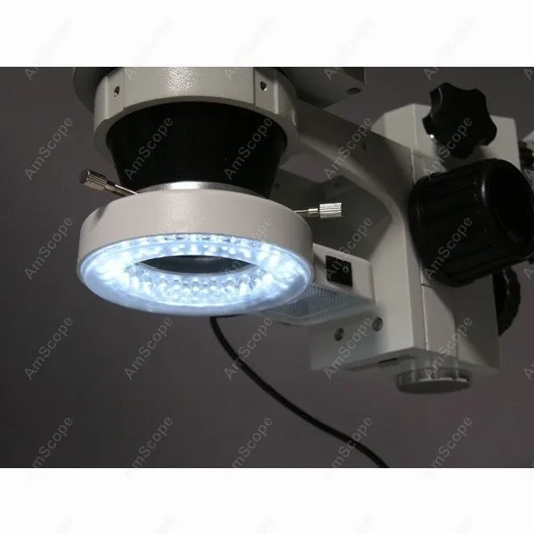 Trinocular LED בום סטריאו מיקרוסקופ--AmScope אספקה 3.5 X-180X Trinocular LED בום סטריאו מיקרוסקופ זום + 1.3 MP מצלמה - 4