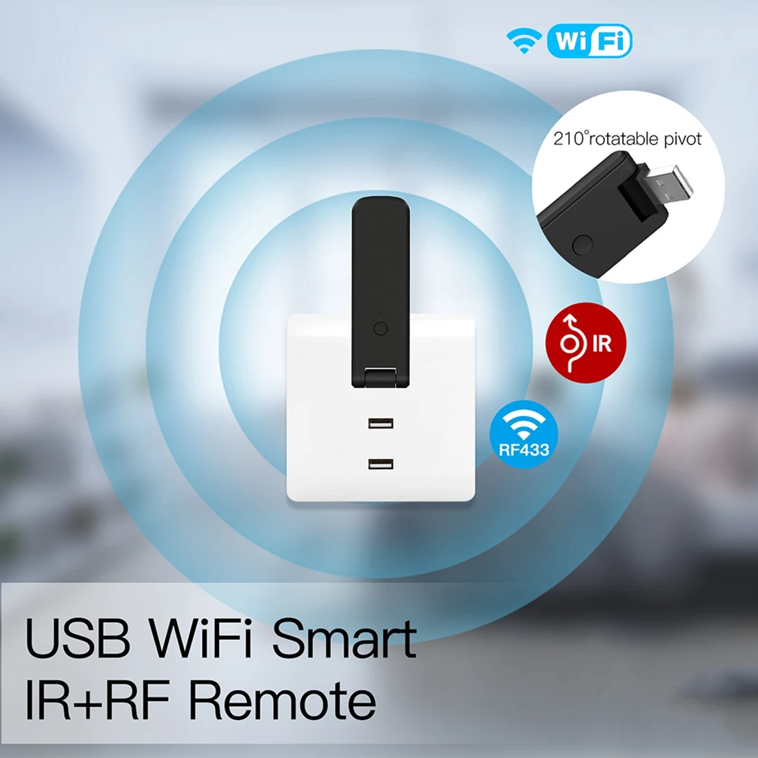 Tuya חכם RF שלט רחוק IR WiFi USB חשמל בית חכם עבור מזגן טלוויזיה LG TV תמיכה Alexa,Google הביתה - 4
