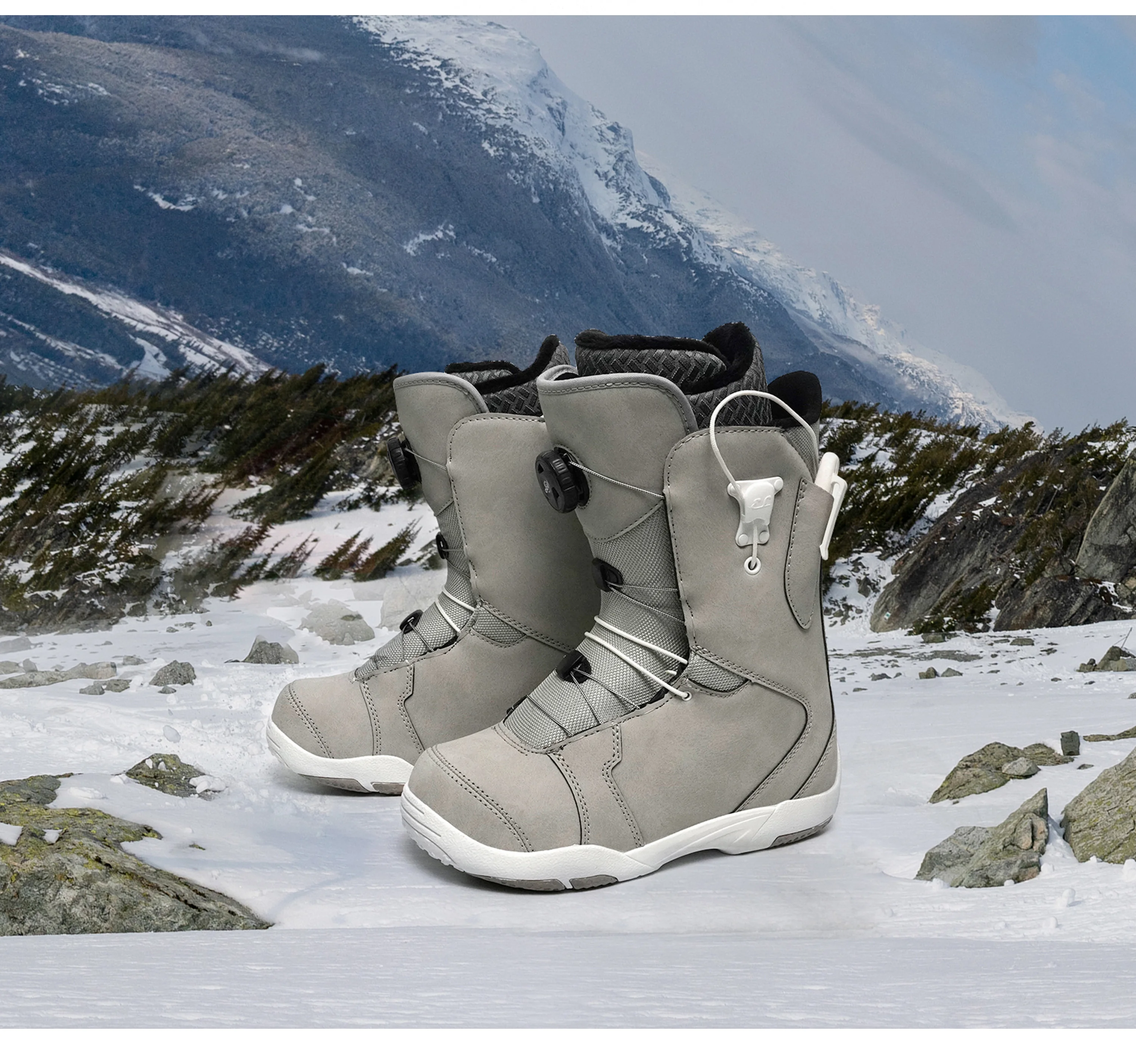 Wholesales הקמעונאי באיכות גבוהה סנובורד מחייב מגפי שלג נעלי סנובורד מגפי גבר - 5