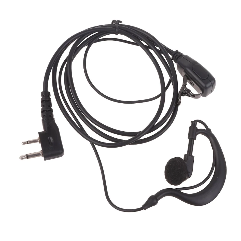Y1UB עמיד 2 PIN Earhook אוזניות עם מיקרופון אמין שידור & עיצוב ארגונומי עבור ICV8 V80 V80E V82 V85 F4026 - 0