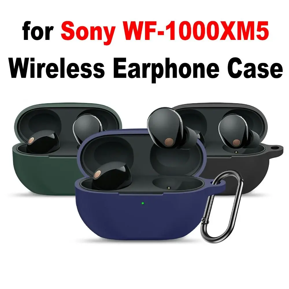 אוזניות סיליקון כיסוי עבור Sony WF-1000XM5 Wireless האוזניות מקרה חסין זעזועים Bluetooth אוזניות מגן רך אוזניות פגז - 0