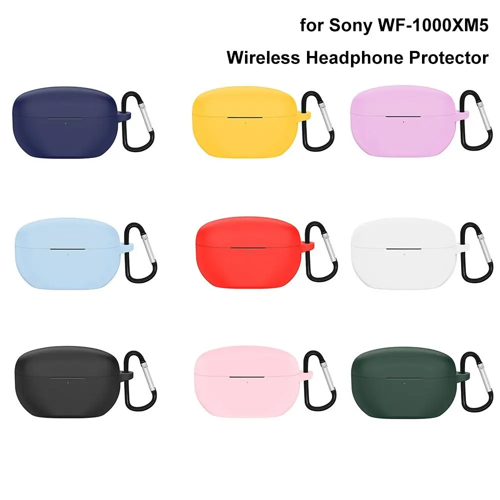 אוזניות סיליקון כיסוי עבור Sony WF-1000XM5 Wireless האוזניות מקרה חסין זעזועים Bluetooth אוזניות מגן רך אוזניות פגז - 1