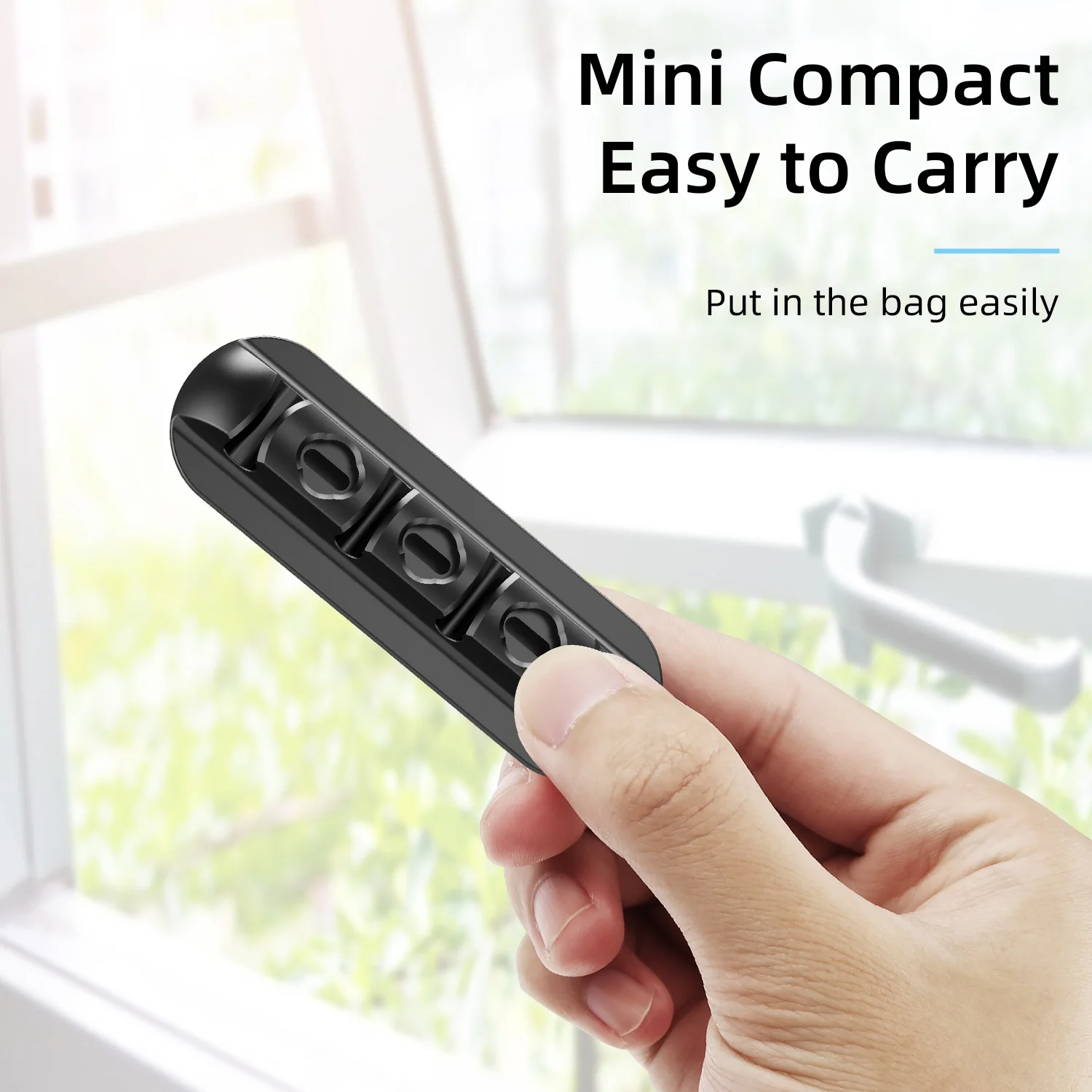 אוניברסלי כבל ארגונית סיליקון כבל USB Winder כבל גמיש ניהול קליפים עבור עכבר אוזניות אוזניות כבל בעל - 2