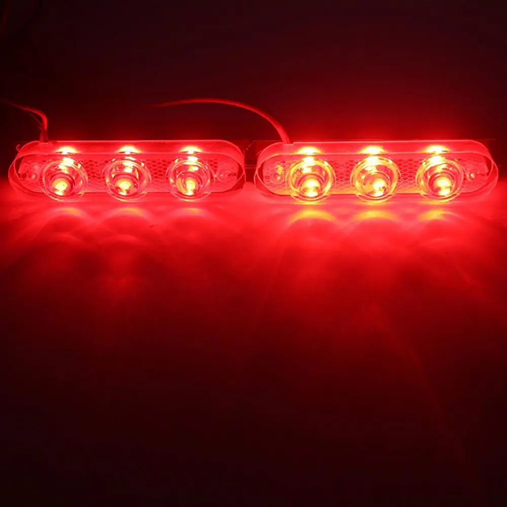 אוניברסלי לרכב חירום האור אביזרים עמידים 12V אופנועים הסוטה המכונית LED מנורת אזהרה רכב - 1