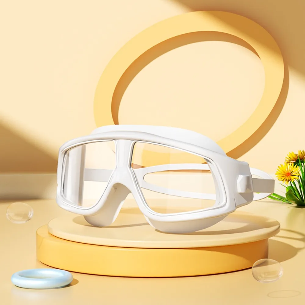 אופנה עמיד למים סיליקון מסגרת גדולה HD Electroplated עדשות שחייה, משקפי שחייה, משקפי מגן משקפי שחייה - 3