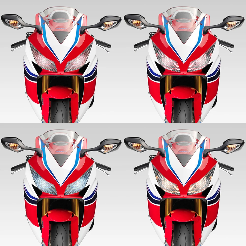 אופנועים 3D הקדמי Fairing פנס מדבקה שומר מדבקה הונדה CBR1000RR CBR 1000 RR CBR 1000RR 2012 2013 2014 2015 2016 - 4