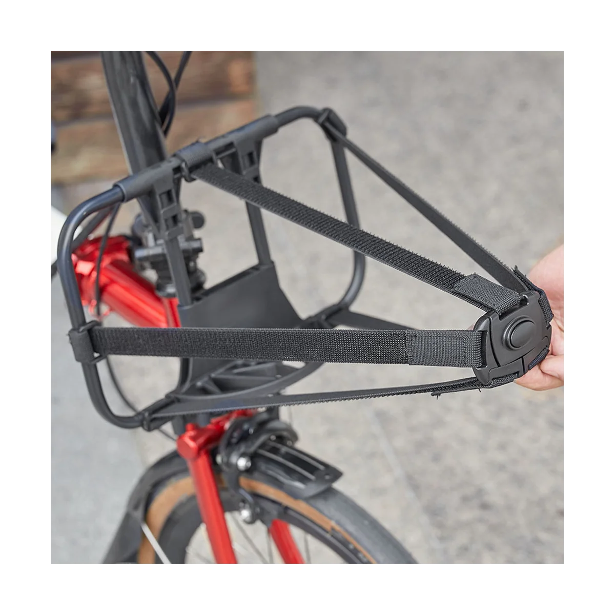 אופניים סוגר על אופניים מתקפלים מול הספק תרמיל מסגרת Bascket תיק מסגרות חלקי אופניים אופקית - 0