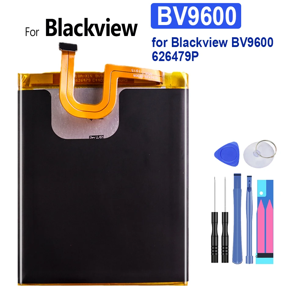 באיכות גבוהה סוללה עבור Blackview, 5580mAh, BV9600, BV 9600, 626479P - 0