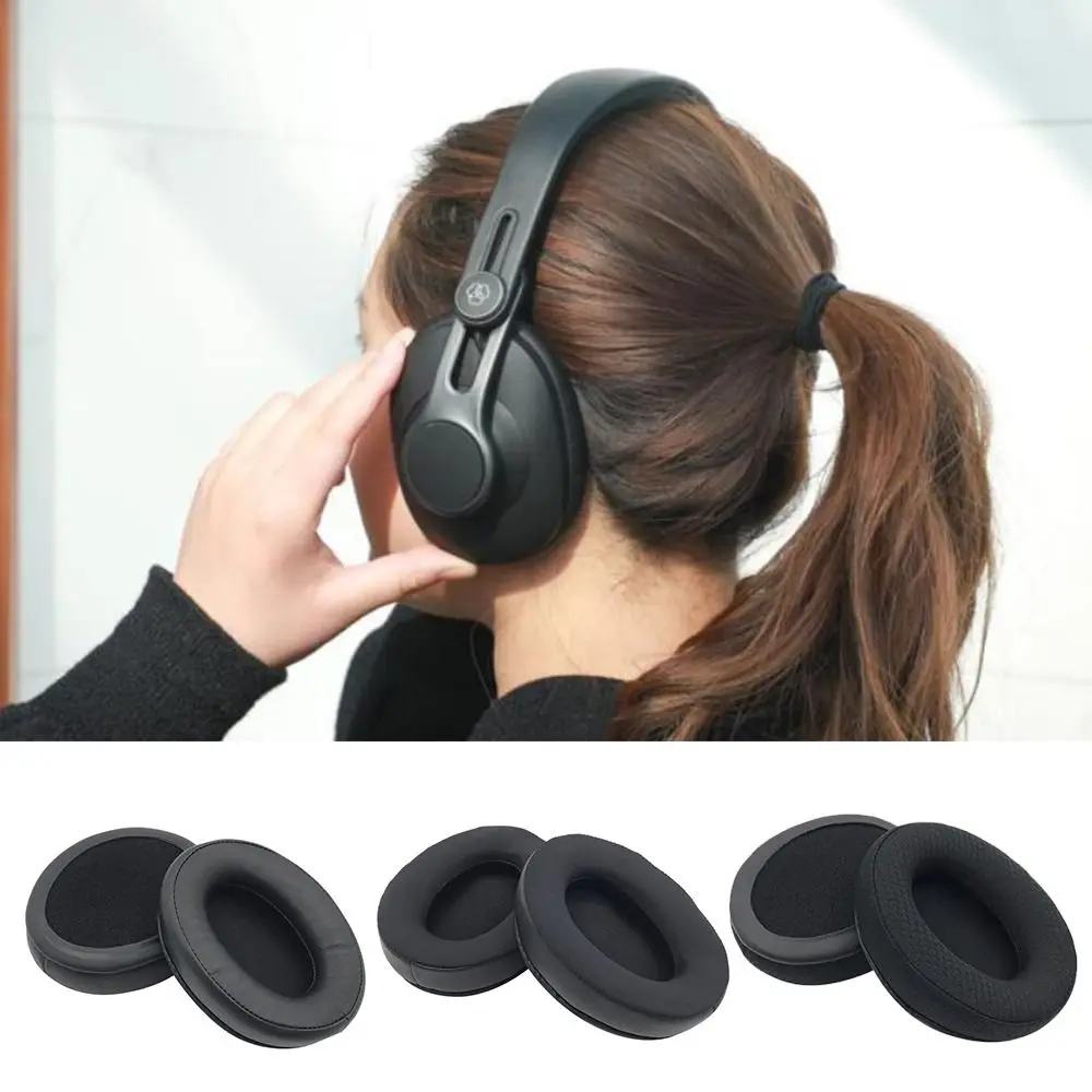 ביטול רעש-אטמי אוזניים אוזניות קצף Pad כריות אוזניים אוזניות כיסוי אוזניות אביזרים האוזן Cushionfor AKG K361 K371 - 1