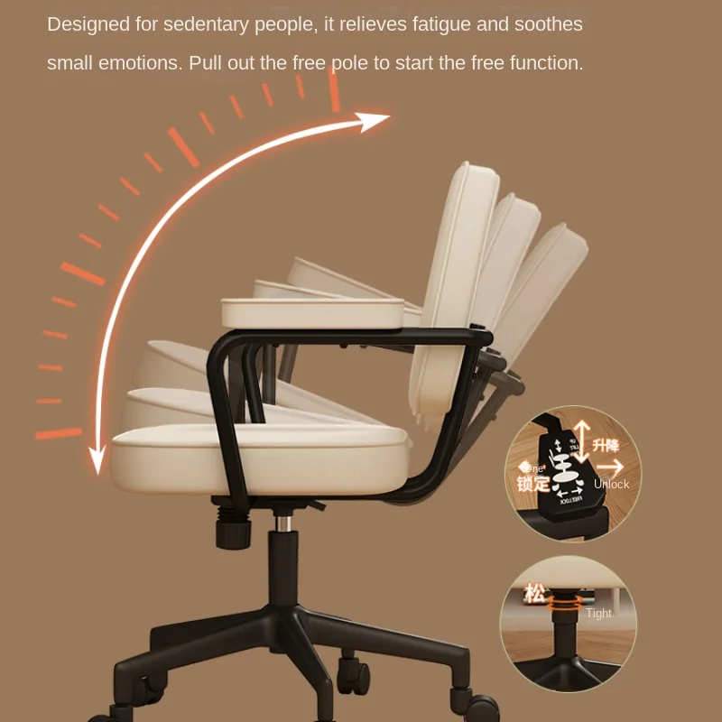 גבוהה אלסטי ספוג כיסא המחשב אור יוקרה למידה נוחה ריהוט משרדי חזקה טכנולוגיית בד הכיסא - 1
