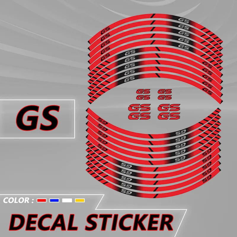 גלגל חדש מדבקה על ב. מ. וו G310GS G310 GS אופנוע רעיוני פנימית טבעת רים פס מדבקות הגנה, מדבקות צמיגים g310gs - 1