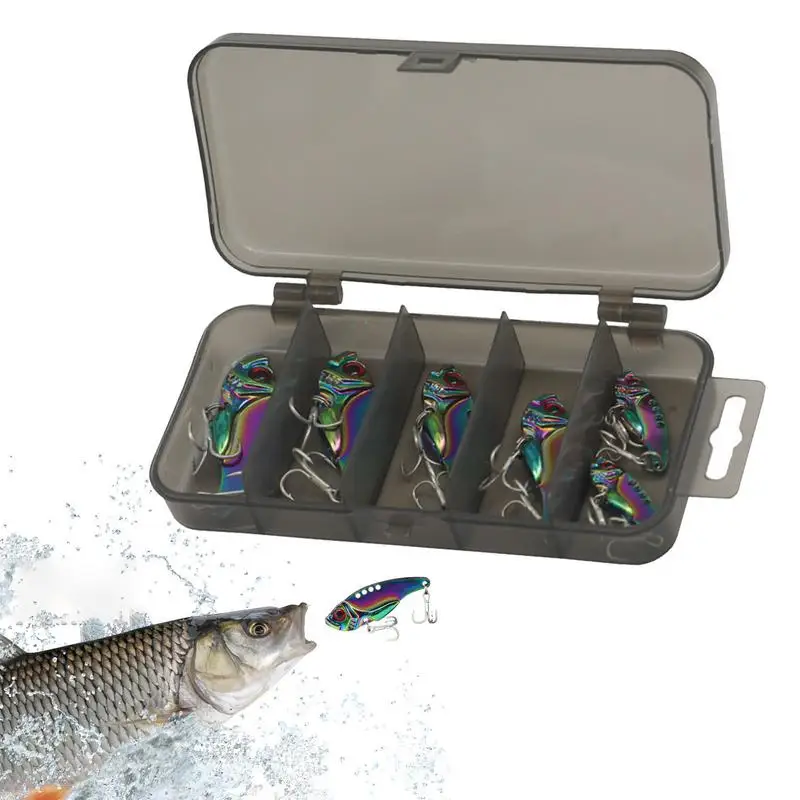 דיג פיתיון דיג ציוד עבור מים מתוקים מפתה עם 3D Fisheye עבור מים מתוקים להתמודד עם דג מנדרין פיתיון עם תיבת אחסון - 0