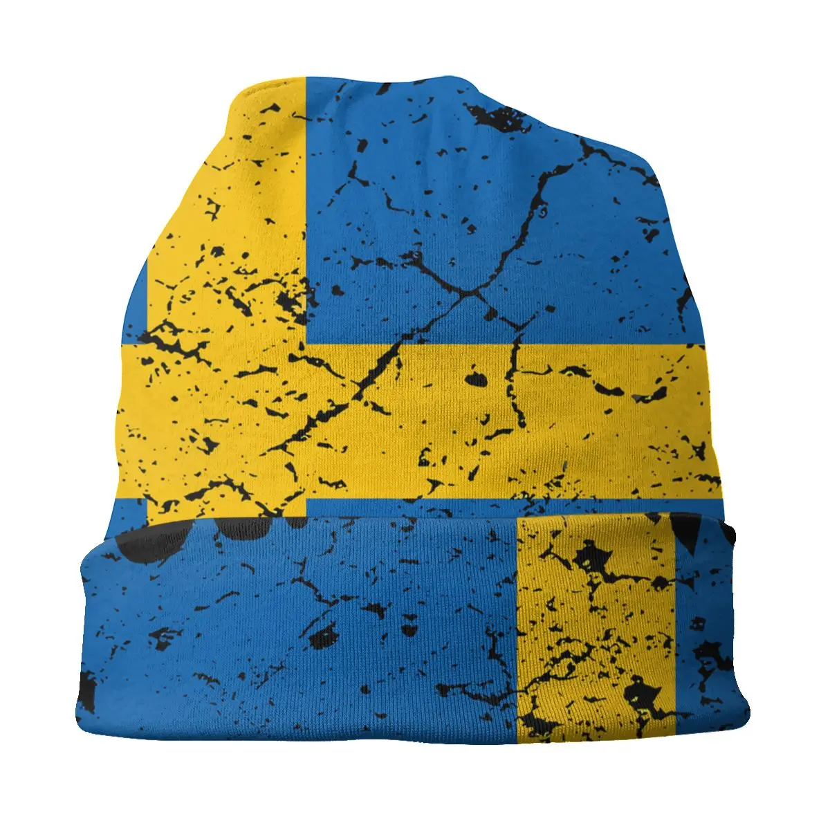 הדגל הלאומי Skullies כובעים כובעי שוודית דק כובע ספורט ספורט בונט כובעים לגברים נשים - 2