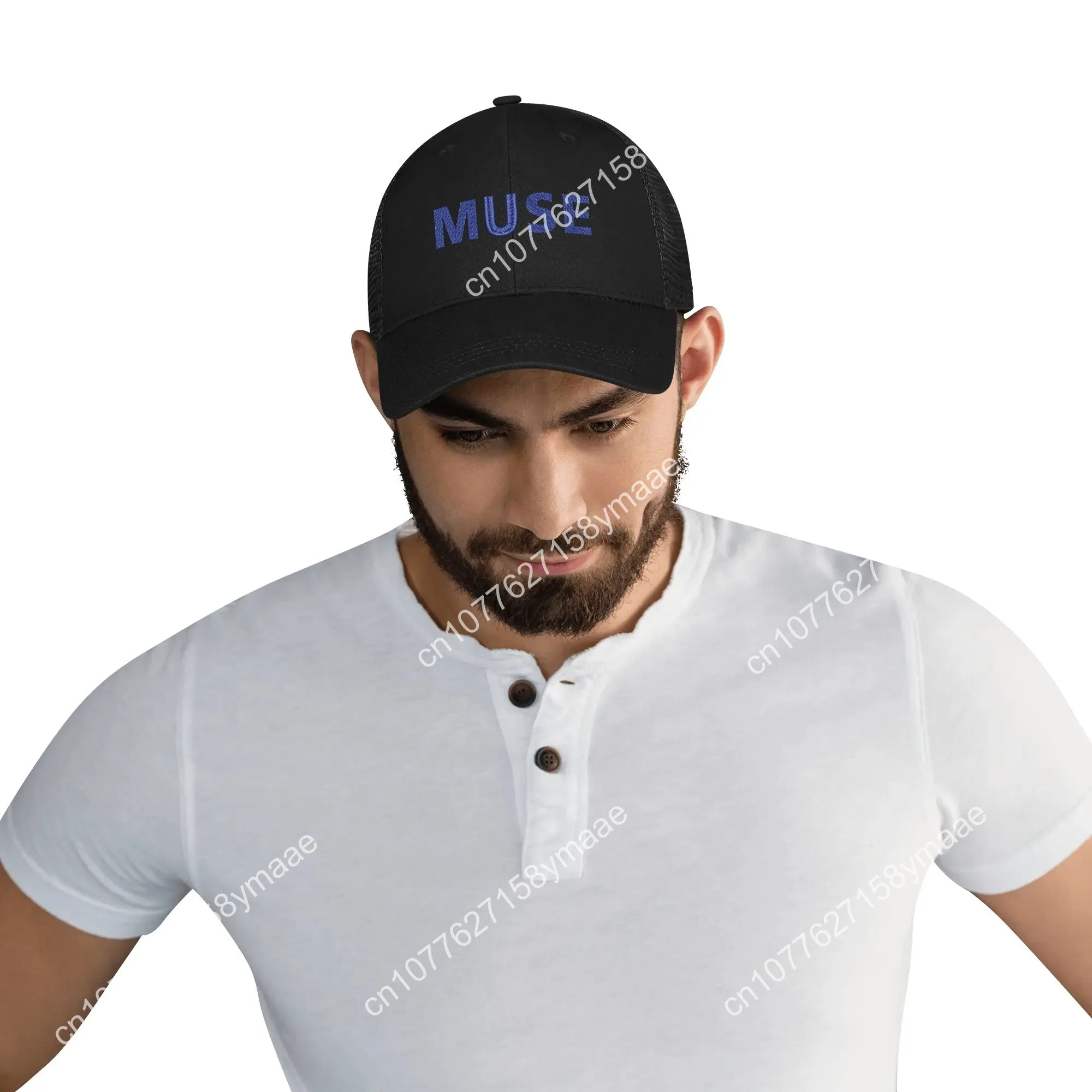 המוזה הלהקה להקת רוק פופ רקמה כובע Mens Womens ספורט בייסבול כובע היפ הופ לנשימה קיץ הכובעים בהזמנה אישית כובעי לוגו - 1
