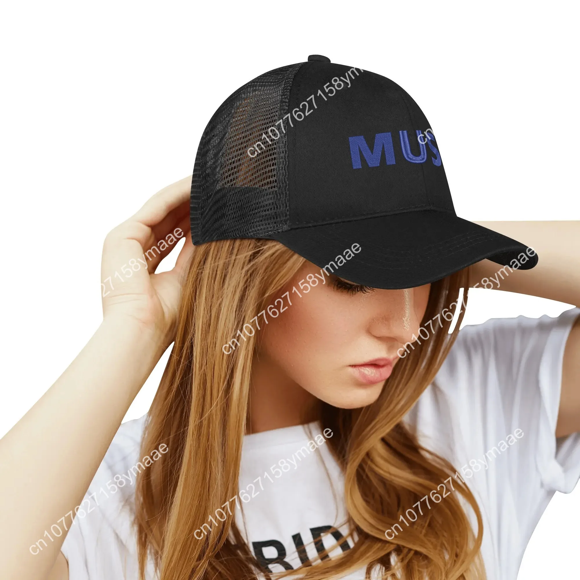 המוזה הלהקה להקת רוק פופ רקמה כובע Mens Womens ספורט בייסבול כובע היפ הופ לנשימה קיץ הכובעים בהזמנה אישית כובעי לוגו - 2