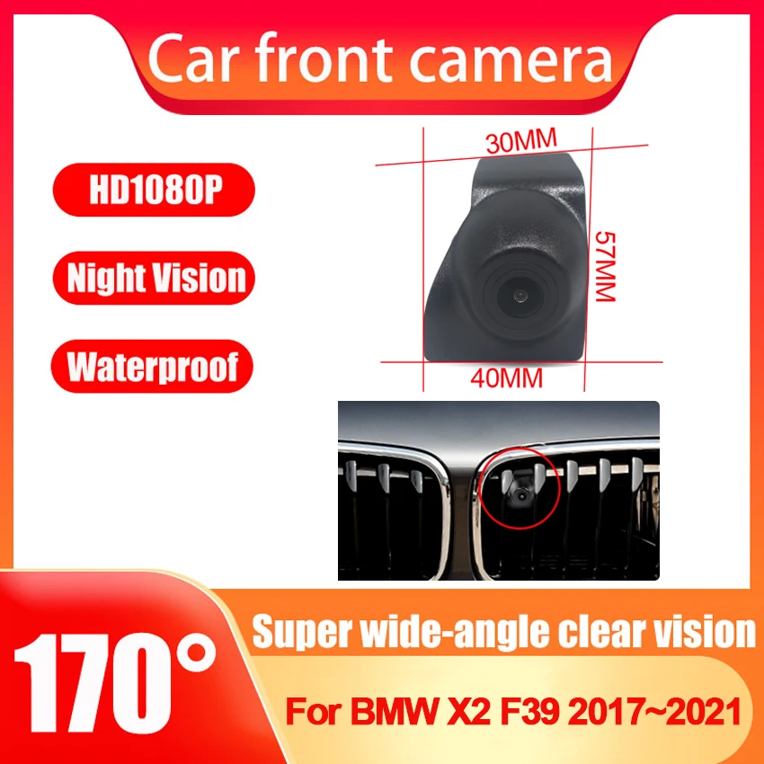 המכונית מול נוף מצלמה HD יום א זווית רחבה 170° עין הדג לראיית לילה מצלמה עבור ב. מ. וו X2 F39 2017~2021 חניה מערכת ניטור - 0